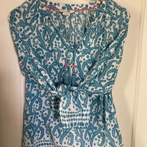 Boden lightweight cotton popover shirt US6